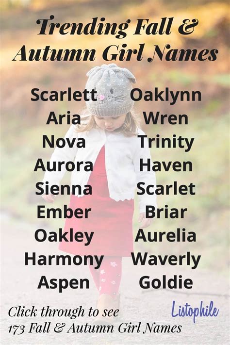 names for fall|female names that mean autumn.